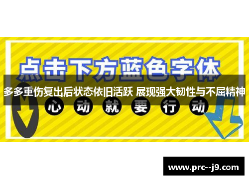 多多重伤复出后状态依旧活跃 展现强大韧性与不屈精神